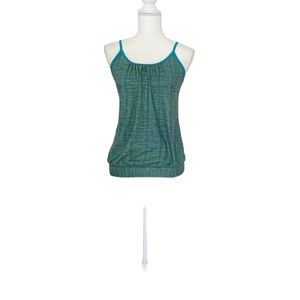 Prana Multicolor Green Blue Racerback Tank Top Size XS